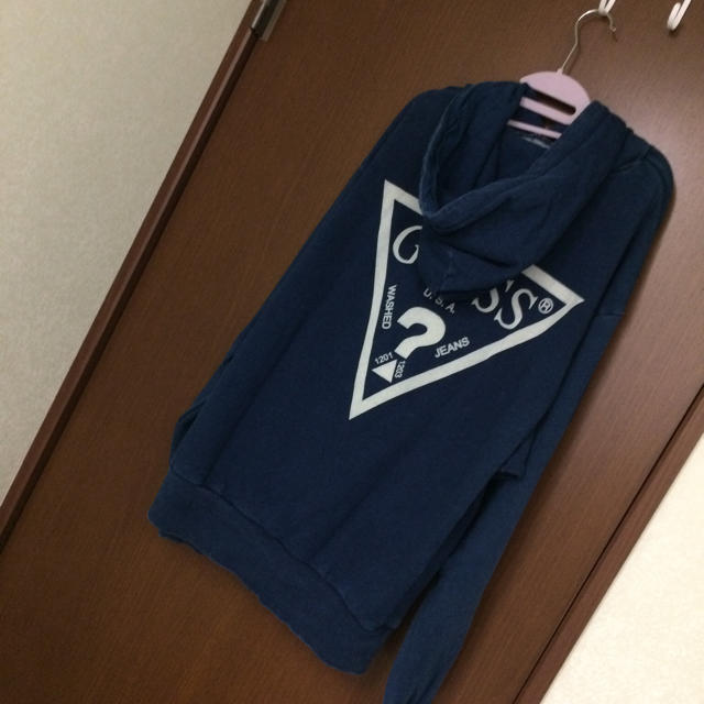 けいこりん確認用guess デカロゴ ゆったりパーカー