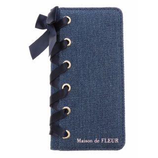 メゾンドフルール(Maison de FLEUR)の新品未使用メゾンドフルール❤︎デニムiPhoneケース(iPhoneケース)