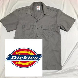ディッキーズ(Dickies)のDickies オープンカラーシャツ 開襟シャツ 半袖 グレー (シャツ)