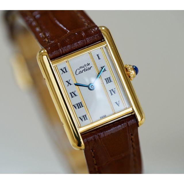 美品 カルティエ マスト タンク ゴールドライン SM Cartier39CARTIER