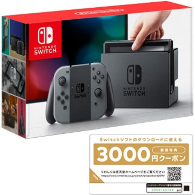Nintendo Switch クーポン付き グレー②