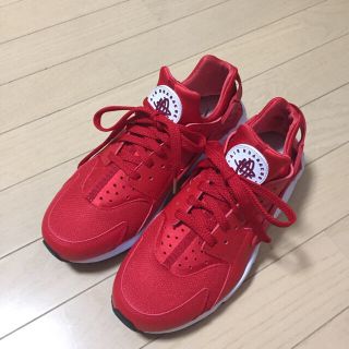 ナイキ(NIKE)のエアハラチ赤(スニーカー)