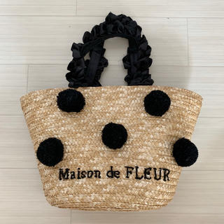 メゾンドフルール(Maison de FLEUR)のMaison de FLEUR カゴバッグ(かごバッグ/ストローバッグ)