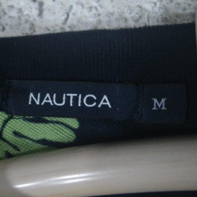 NAUTICA(ノーティカ)の4342　NAUTICA　ノーティカ　半袖　ポロシャツ　アロハ柄　葉　人気 メンズのトップス(ポロシャツ)の商品写真