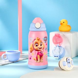 週末セール ピンク パウパトロール 魔法瓶 水筒  550ml 日本未発売(水筒)