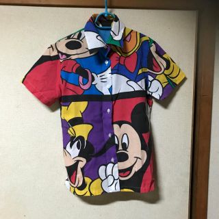 ディズニー(Disney)のミッキーシャツ(シャツ/ブラウス(半袖/袖なし))