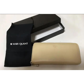 マリークワント(MARY QUANT)の新品 保存袋付き マリークワント 長財布 ラウンドファスナー(財布)