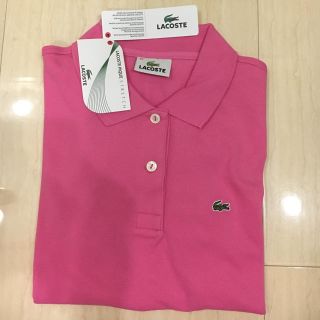 ラコステ(LACOSTE)のスコッティ様☆Lacosteピンクのポロシャツ(ポロシャツ)