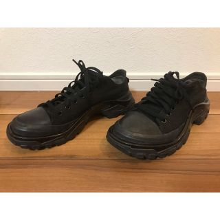 ラフシモンズ(RAF SIMONS)のラフシモンズ  デトロイトランナー ブラック(スニーカー)