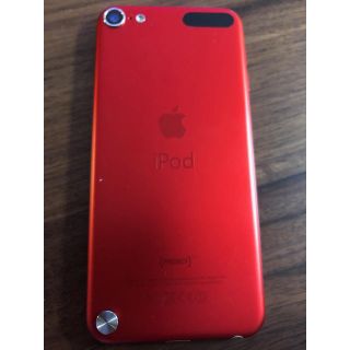 アイポッドタッチ(iPod touch)のiPod touch第5世代 32G RED 本体のみ ジャンク品(ポータブルプレーヤー)