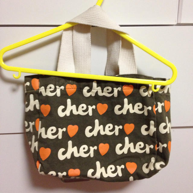 Cher(シェル)のcherミニトート 茶色 レディースのバッグ(トートバッグ)の商品写真