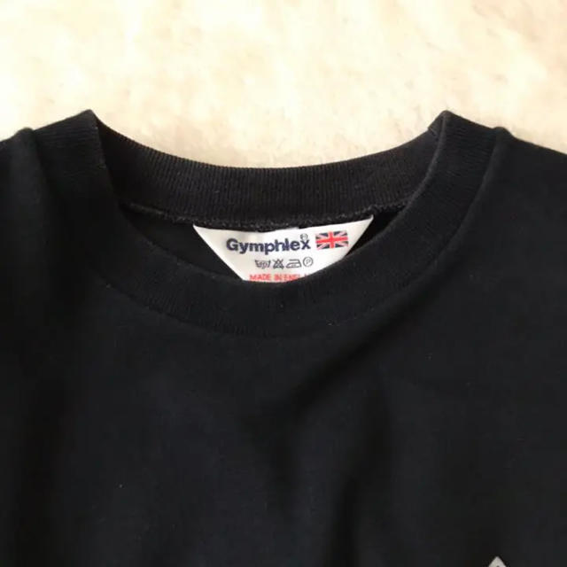 GYMPHLEX(ジムフレックス)のGYMPHLEX  ラグラン半袖スウェットシャツ ブラック レディースのトップス(カットソー(半袖/袖なし))の商品写真