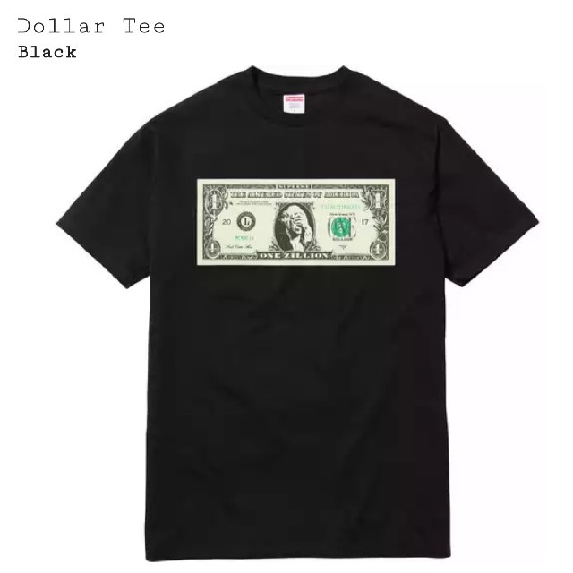 希少　Supreme 17aw Dollar Tee シュプリーム　M