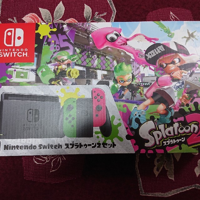 新品未開封 Nintendo Switch 本体 スプラトゥーン2 同梱版 - 家庭用 ...