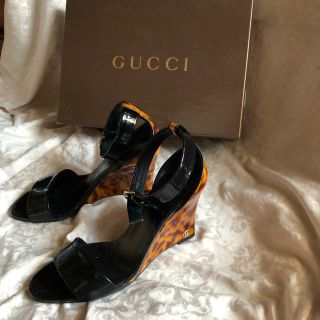 グッチ(Gucci)のグッチ ウェッジサンダル(サンダル)