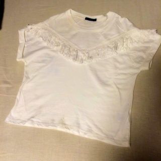 ダブルクローゼット(w closet)のw closet フリンジTシャツ.(Tシャツ(半袖/袖なし))