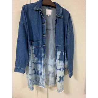 ザラ(ZARA)のZARA デニムロングジャケット(Gジャン/デニムジャケット)