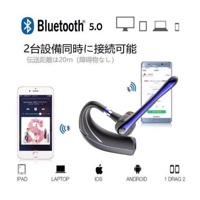 Bluetooth ヘッドセットワイヤレスイヤホン 3