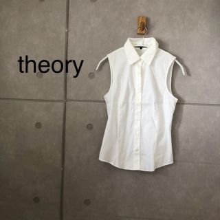 セオリー(theory)のtheory ノースリーブ シャツ(シャツ/ブラウス(半袖/袖なし))