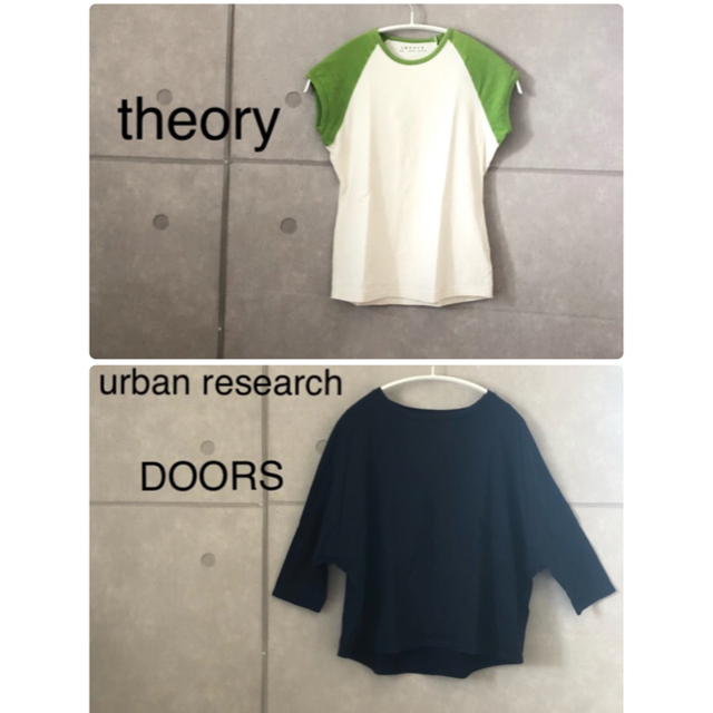 theory(セオリー)のtheory ＆DOORS ２点おまとめ　★カエル様  専用★ レディースのトップス(Tシャツ(半袖/袖なし))の商品写真