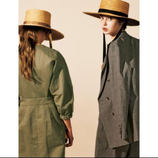 ビューティアンドユースユナイテッドアローズ(BEAUTY&YOUTH UNITED ARROWS)の週末お値下げ！La Maison de Lyllis ラメゾンドリリス 美品(麦わら帽子/ストローハット)