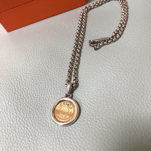 HERMES エルメス / セリエ ネックレス K18 + シルバー925 有名な高級