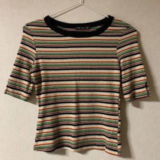 ベルシュカ(Bershka)のボーダートップス(Tシャツ(半袖/袖なし))