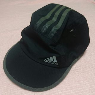 アディダス(adidas)のadidas ソフトキャップ 黒(キャップ)