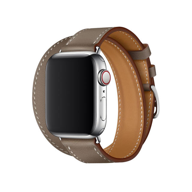 Apple Watch エルメス エトゥープ レザーバンド エルメス限定カラー ...