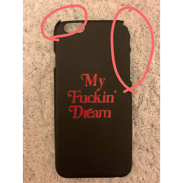 M(エム)のmy fuckin dream iPhone6S ケース スマホ/家電/カメラのスマホアクセサリー(iPhoneケース)の商品写真