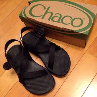 ユナイテッドアローズグリーンレーベルリラクシング(UNITED ARROWS green label relaxing)の新品箱付き チャコ chaco 25cm(サンダル)