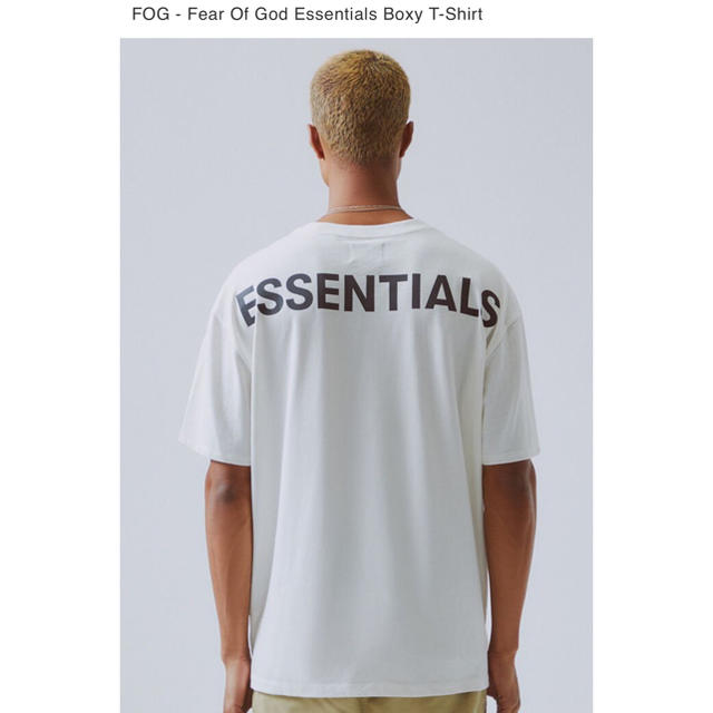 新品 S FEAR OF GOD FOG ESSENTIALS Tシャツ ②