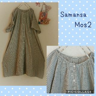 サマンサモスモス(SM2)のSamansa Mos2＊チェックワンピース(ひざ丈ワンピース)