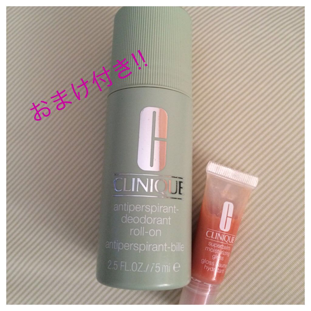 CLINIQUE(クリニーク)のクリニーク2点セット&おまけ付!! コスメ/美容のボディケア(制汗/デオドラント剤)の商品写真