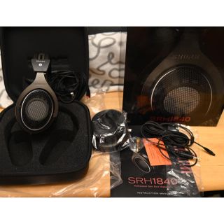 未使用近 SHURE SRH1840 プロフェッショナル ヘッドホン最高級モデル(ヘッドフォン/イヤフォン)