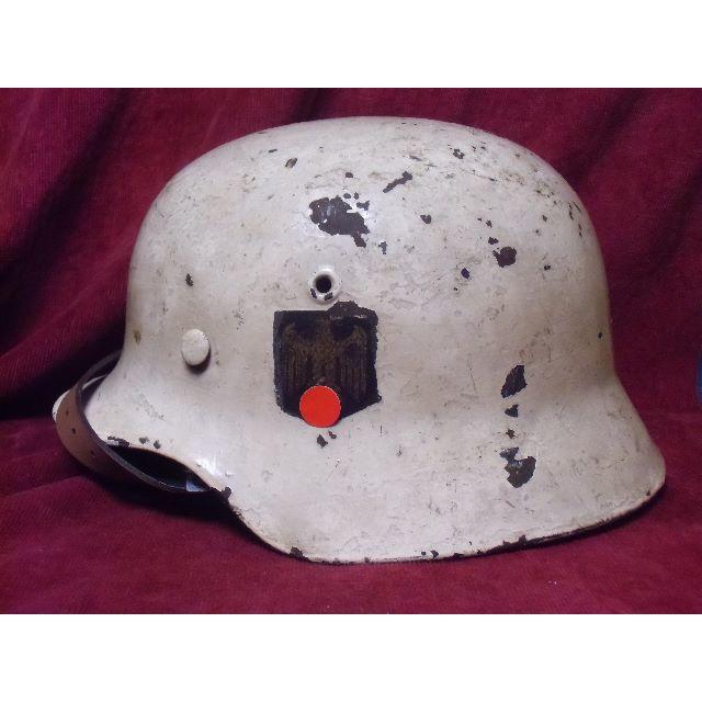 ドイツ軍 M４０雪中迷彩s Dヘルメット ６２ ５５ヘルメット 実物 の通販 By 王様のコレクション ラクマ