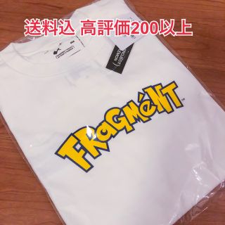 フラグメント(FRAGMENT)の送料込 XL 白 FRGMT & POKEMON LOGO_A TEE(Tシャツ/カットソー(半袖/袖なし))