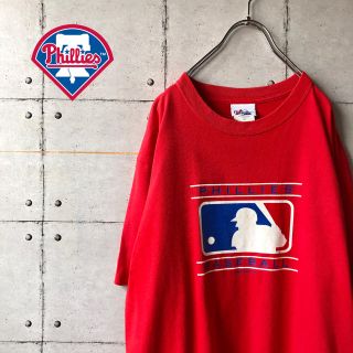 マジェスティック(Majestic)の【激レア】 マジェスティック フィリーズ MLB ビッグサイズ Tシャツ(Tシャツ/カットソー(半袖/袖なし))