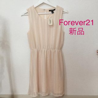 フォーエバートゥエンティーワン(FOREVER 21)のForever21 シフォン ノースリーブ  ワンピース(ミニワンピース)