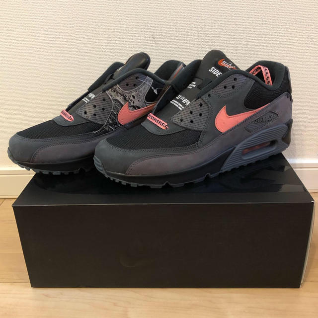 靴/シューズ27.5 air max 90 side b