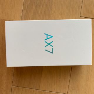 AX7 新品未使用 ブルー(スマートフォン本体)