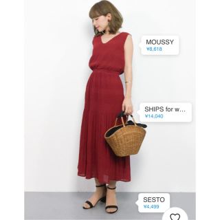 マウジー(moussy)のmoussy ワンピース(ロングワンピース/マキシワンピース)