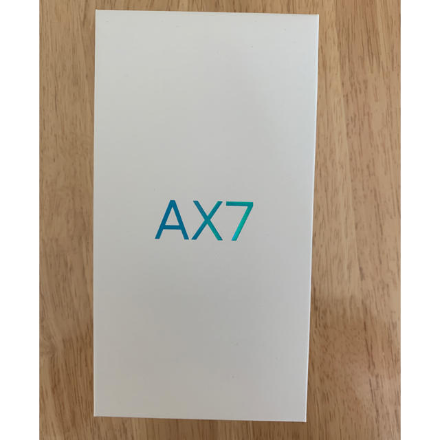 AX7 本体 新品未使用 ブルー スマホ/家電/カメラのスマートフォン/携帯電話(スマートフォン本体)の商品写真
