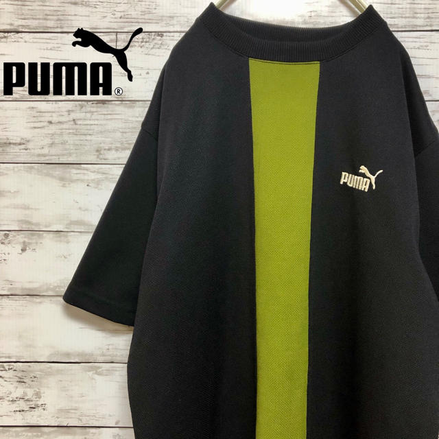 PUMA(プーマ)の※専用です。90s 古着 PUMA プーマ バイカラー Tシャツ Lサイズ メンズのトップス(Tシャツ/カットソー(半袖/袖なし))の商品写真