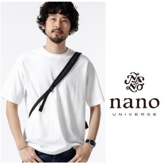 ナノユニバース(nano・universe)の新品 タグ付き ローマジャガードビッグＴシャツ ナノユニバース(Tシャツ/カットソー(半袖/袖なし))