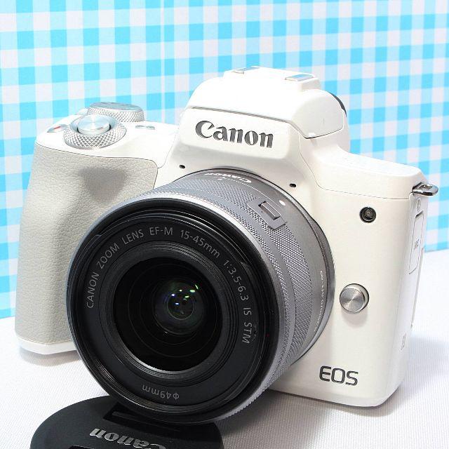 【同梱不可】 EOS 新品未使用 ️人気機種 ️Canon ️ - Canon Kiss レンズキット M ミラーレス一眼 - www.ops