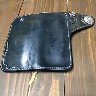 ビーズ屋公ちゃん。コードバンウォレット 本藍染の通販 by ゆう's shop