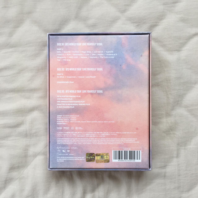 防弾少年団(BTS)(ボウダンショウネンダン)の5日まで特別価格！ LOVE YOURSELF SEOUL DVD エンタメ/ホビーのCD(K-POP/アジア)の商品写真