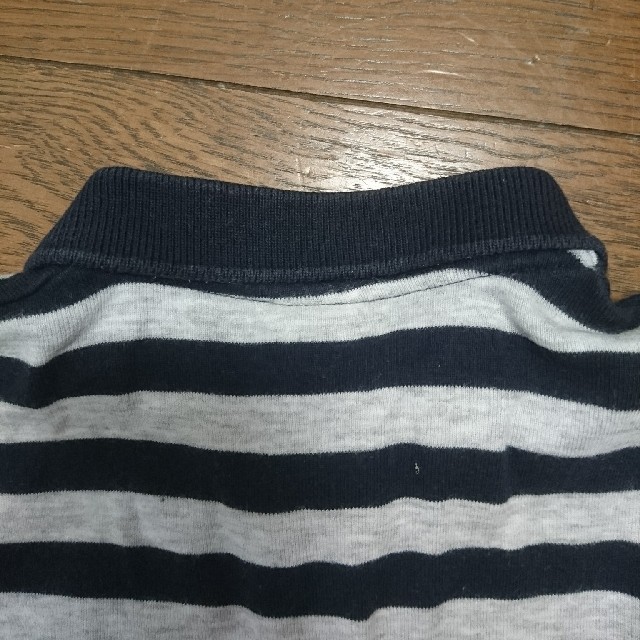 PETIT BATEAU(プチバトー)のプチバトー PETIT BATEAU ボーダー ポロシャツ 3ans 95cm  キッズ/ベビー/マタニティのキッズ服男の子用(90cm~)(Tシャツ/カットソー)の商品写真