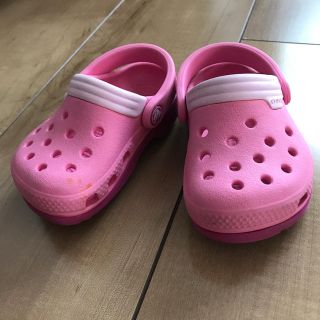 クロックス(crocs)の値下げ！クロックス 4c5 11〜12センチくらい？(サンダル)